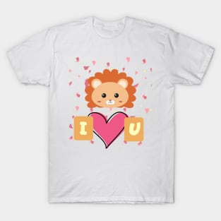 I Love U T-Shirt